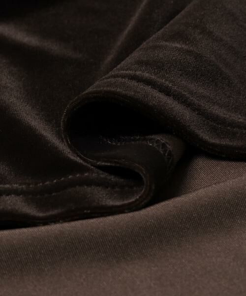URBAN RESEARCH / アーバンリサーチ ワンピース | ベロアシャツカラーワンピース | 詳細14