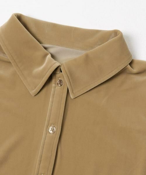 URBAN RESEARCH / アーバンリサーチ ワンピース | ベロアシャツカラーワンピース | 詳細22