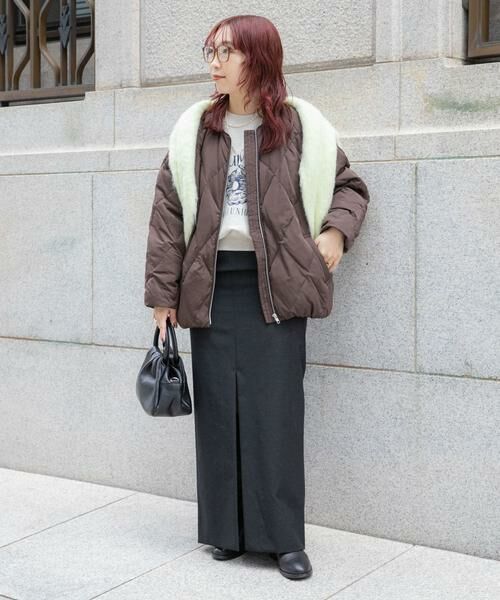 URBAN RESEARCH / アーバンリサーチ ダウンジャケット・ベスト | 『Sサイズ/WEB限定』コクーンキルティングダウン | 詳細13