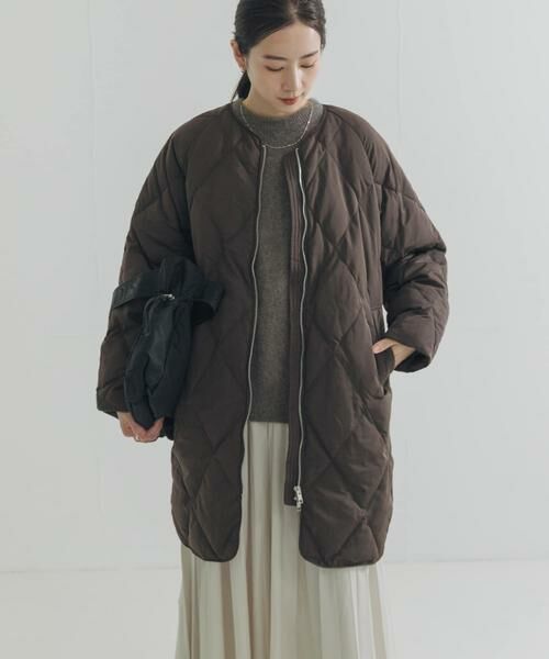 URBAN RESEARCH / アーバンリサーチ ダウンジャケット・ベスト | 『Sサイズ/WEB限定』コクーンキルティングロングダウン | 詳細1