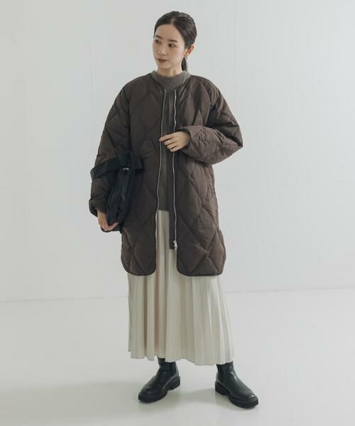 URBAN RESEARCH / アーバンリサーチ ダウンジャケット・ベスト | 『Sサイズ/WEB限定』コクーンキルティングロングダウン | 詳細7