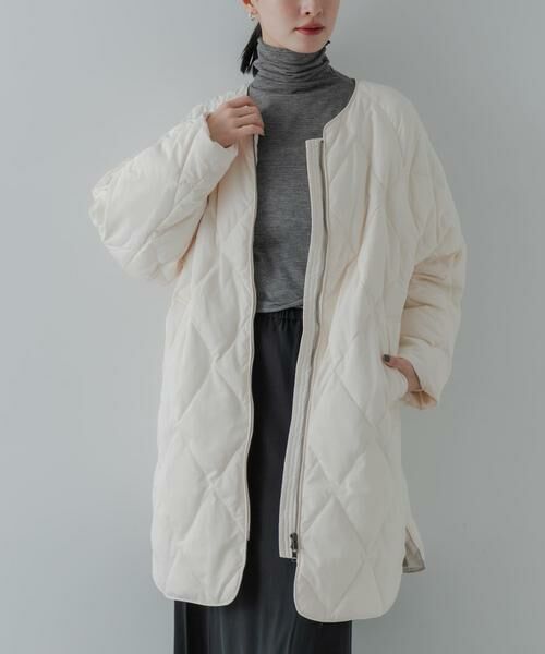 URBAN RESEARCH / アーバンリサーチ ダウンジャケット・ベスト | 『Sサイズ/WEB限定』コクーンキルティングロングダウン | 詳細16