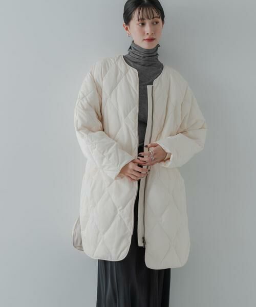 URBAN RESEARCH / アーバンリサーチ ダウンジャケット・ベスト | 『Sサイズ/WEB限定』コクーンキルティングロングダウン | 詳細17