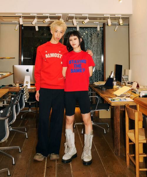 URBAN RESEARCH / アーバンリサーチ Tシャツ | Teya　Flock Letter T-shirts | 詳細1