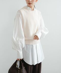 URBAN RESEARCH / アーバンリサーチ シャツ・ブラウス | crinkle crinkle crinkle　cotton frill coller shirts