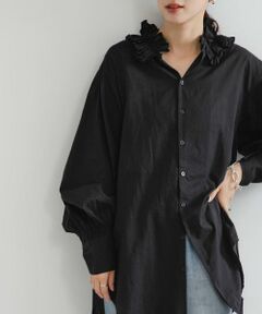 URBAN RESEARCH / アーバンリサーチ シャツ・ブラウス | crinkle crinkle crinkle　cotton frill coller shirts