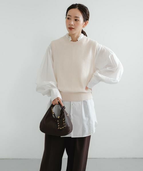 URBAN RESEARCH / アーバンリサーチ シャツ・ブラウス | crinkle crinkle crinkle　cotton frill coller shirts | 詳細4