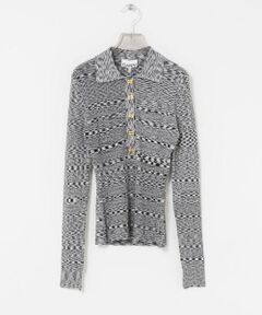 URBAN RESEARCH / アーバンリサーチ ニット・セーター | GANNI　Spacedyed Polo