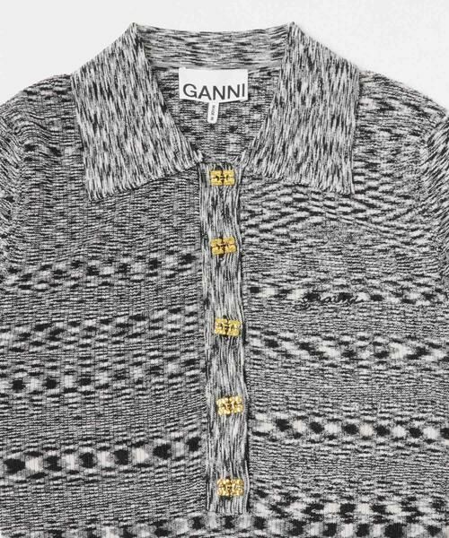 URBAN RESEARCH / アーバンリサーチ ニット・セーター | GANNI　Spacedyed Polo | 詳細2