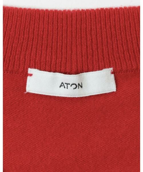 URBAN RESEARCH / アーバンリサーチ ニット・セーター | ATON　MERINO COLLEGE SWEATER | 詳細4