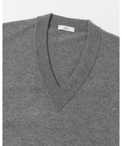 URBAN RESEARCH / アーバンリサーチ ニット・セーター | ATON　MERINO COLLEGE SWEATER | 詳細6