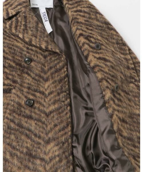 URBAN RESEARCH / アーバンリサーチ ピーコート | TICCA　ウールゼブラシャギーピーコート | 詳細3
