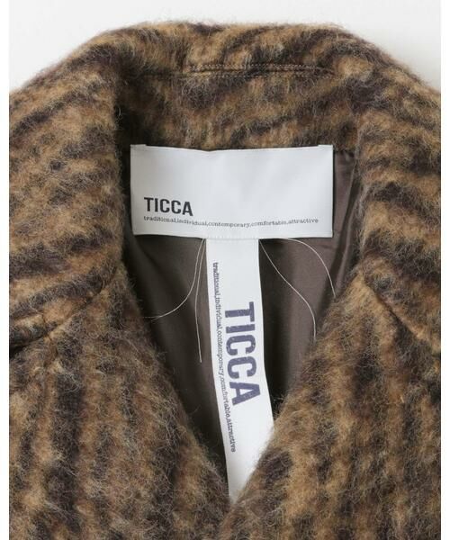 URBAN RESEARCH / アーバンリサーチ ピーコート | TICCA　ウールゼブラシャギーピーコート | 詳細6