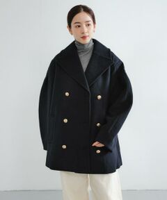URBAN RESEARCH / アーバンリサーチ ピーコート | GANNI　Peacoat Wool Midi Coat