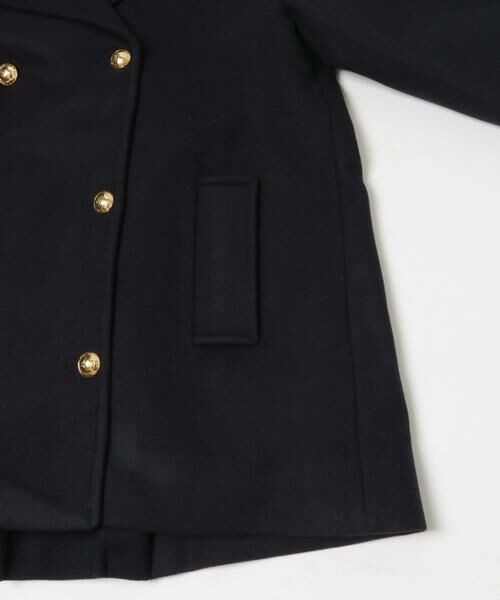 URBAN RESEARCH / アーバンリサーチ ピーコート | GANNI　Peacoat Wool Midi Coat | 詳細7