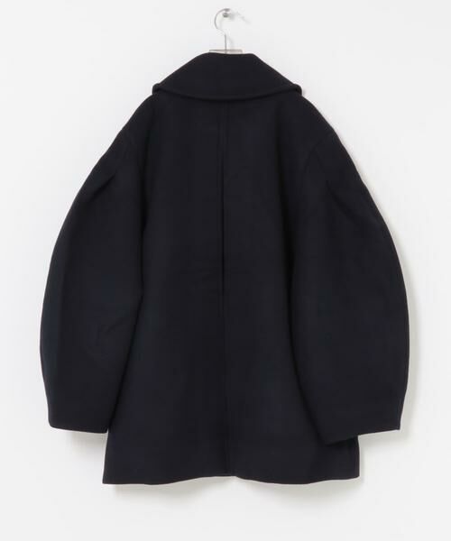 URBAN RESEARCH / アーバンリサーチ ピーコート | GANNI　Peacoat Wool Midi Coat | 詳細9