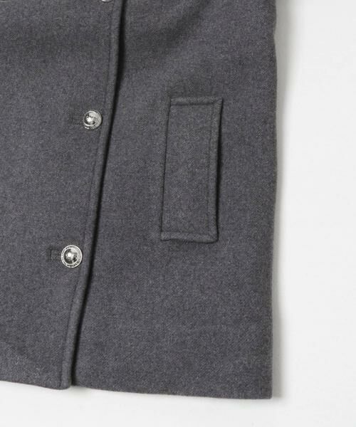 URBAN RESEARCH / アーバンリサーチ ピーコート | GANNI　Peacoat Wool Midi Coat | 詳細2