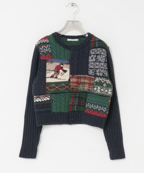 URBAN RESEARCH / アーバンリサーチ ニット・セーター | CURRENTAGE　PATCHWORK HAND KNIT | 詳細1