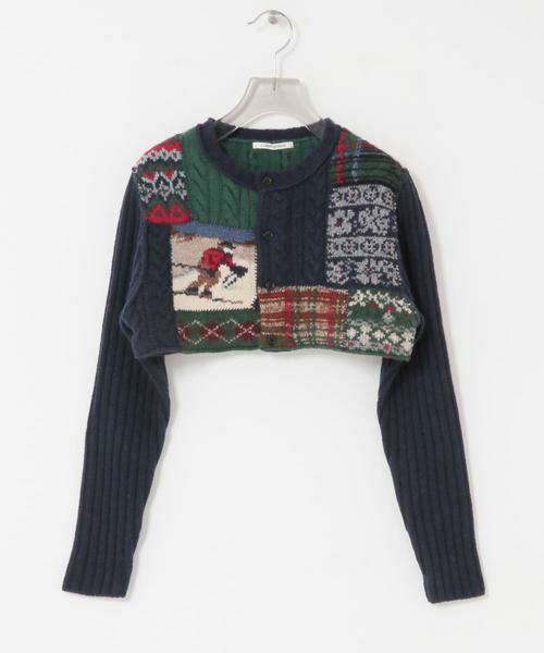 URBAN RESEARCH / アーバンリサーチ ニット・セーター | CURRENTAGE　PATCHWORK HAND KNIT | 詳細2