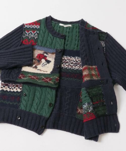 URBAN RESEARCH / アーバンリサーチ ニット・セーター | CURRENTAGE　PATCHWORK HAND KNIT | 詳細3