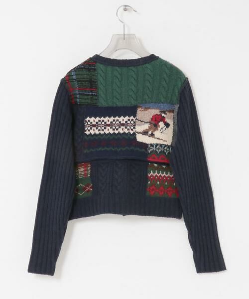 URBAN RESEARCH / アーバンリサーチ ニット・セーター | CURRENTAGE　PATCHWORK HAND KNIT | 詳細4