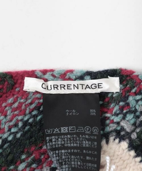 URBAN RESEARCH / アーバンリサーチ バンダナ・スカーフ | CURRENTAGE　PATCHWORK HAND KNIT SCARF | 詳細4