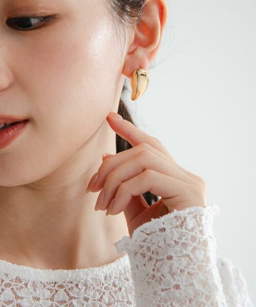 URBAN RESEARCH / アーバンリサーチ ピアス・イヤリング | PHILIPPE AUDIBERT　Gail earrings gold | 詳細3