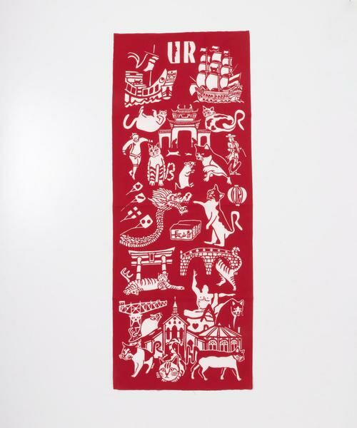 URBAN RESEARCH / アーバンリサーチ その他雑貨 | たてまつる　長崎のURおまがり猫 本染赤 | 詳細2