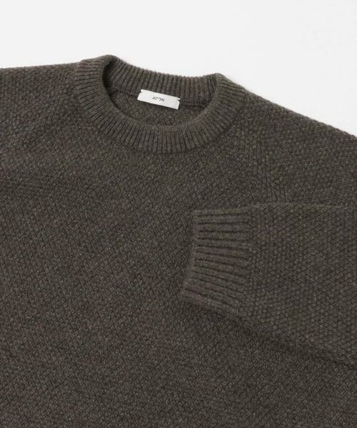 URBAN RESEARCH / アーバンリサーチ ニット・セーター | ATON　LAMBS WOOL C/N SWEATER | 詳細2