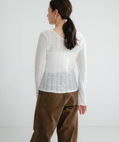 URBAN RESEARCH / アーバンリサーチ Tシャツ | ストレッチレース2WAYトップス | 詳細5