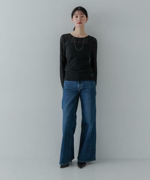 URBAN RESEARCH / アーバンリサーチ Tシャツ | ストレッチレース2WAYトップス | 詳細17