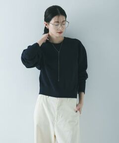 URBAN RESEARCH / アーバンリサーチ ニット・セーター | ダブルフェイスクルーネックニット