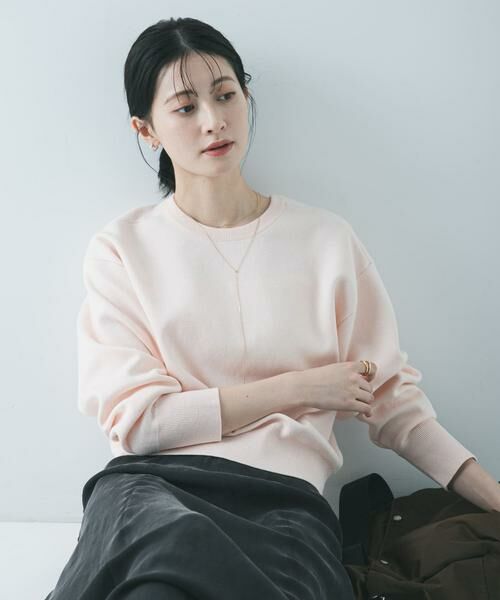 URBAN RESEARCH / アーバンリサーチ ニット・セーター | ダブルフェイスクルーネックニット | 詳細13