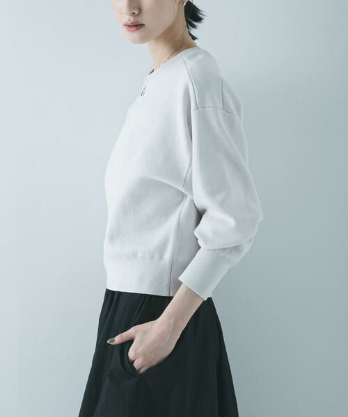 URBAN RESEARCH / アーバンリサーチ ニット・セーター | ダブルフェイスクルーネックニット | 詳細26