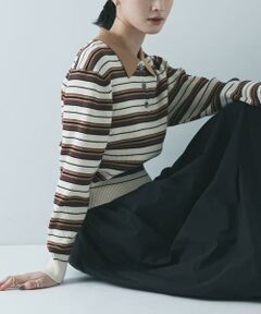 URBAN RESEARCH / アーバンリサーチ ニット・セーター | コットンシルクポロ衿ニット