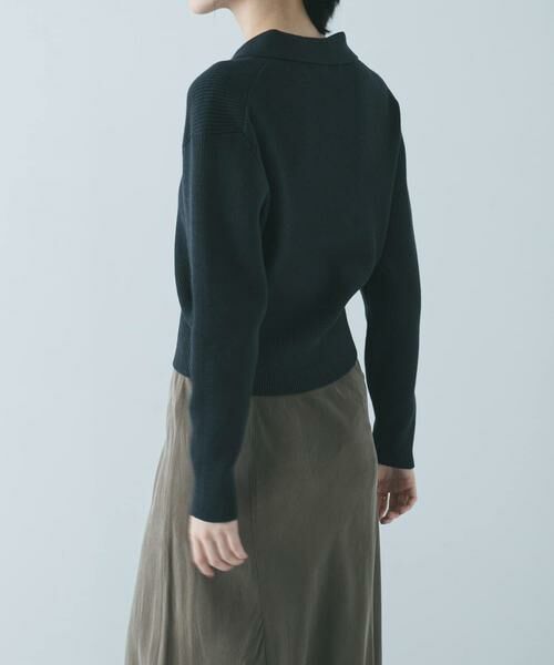 URBAN RESEARCH / アーバンリサーチ ニット・セーター | コットンシルクポロ衿ニット | 詳細4