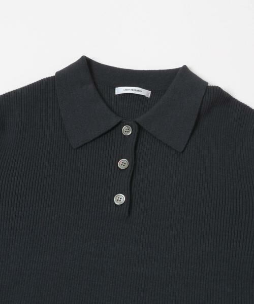 URBAN RESEARCH / アーバンリサーチ ニット・セーター | コットンシルクポロ衿ニット | 詳細9