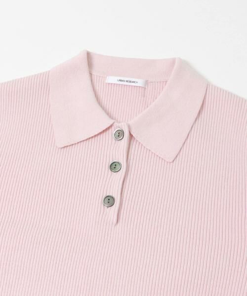 URBAN RESEARCH / アーバンリサーチ ニット・セーター | コットンシルクポロ衿ニット | 詳細18