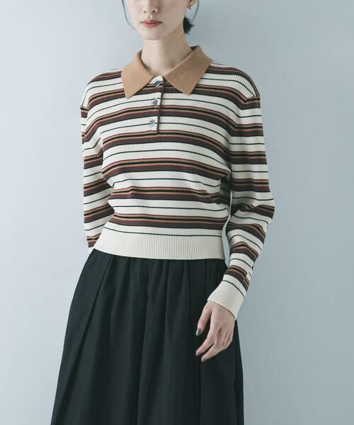 URBAN RESEARCH / アーバンリサーチ ニット・セーター | コットンシルクポロ衿ニット | 詳細22