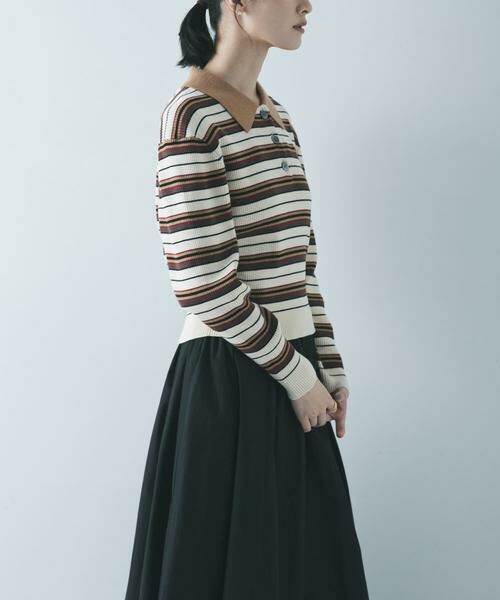 URBAN RESEARCH / アーバンリサーチ ニット・セーター | コットンシルクポロ衿ニット | 詳細24