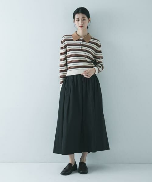 URBAN RESEARCH / アーバンリサーチ ニット・セーター | コットンシルクポロ衿ニット | 詳細25