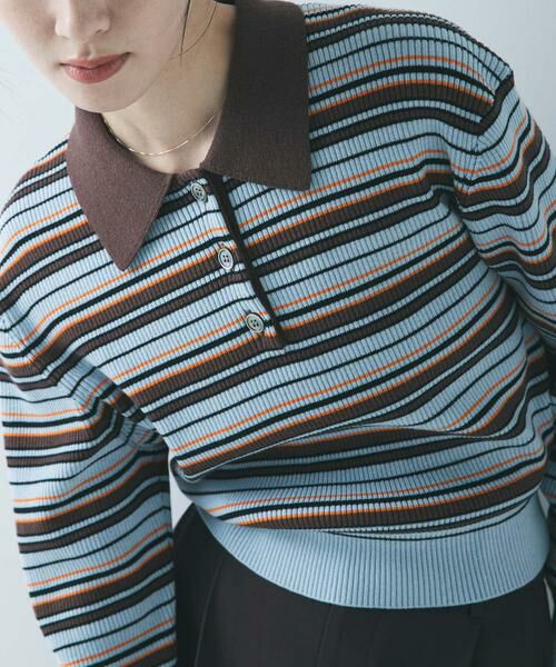 URBAN RESEARCH / アーバンリサーチ ニット・セーター | コットンシルクポロ衿ニット | 詳細28