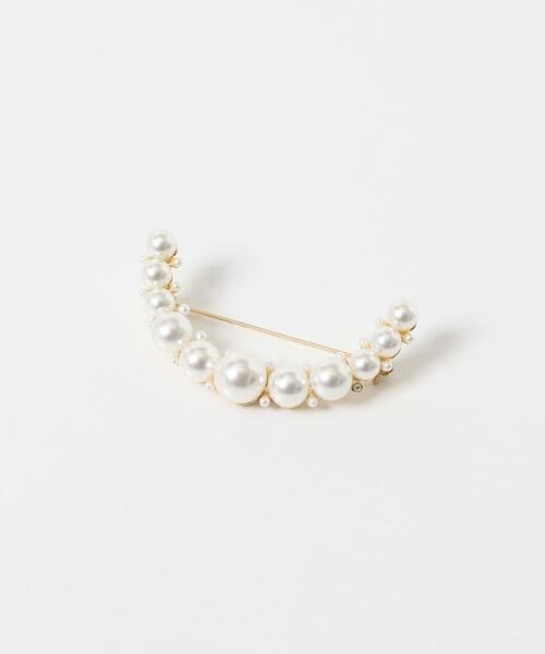 URBAN RESEARCH / アーバンリサーチ ブローチ・コサージュ | decor『デコール』　Broach curve pearl | 詳細5