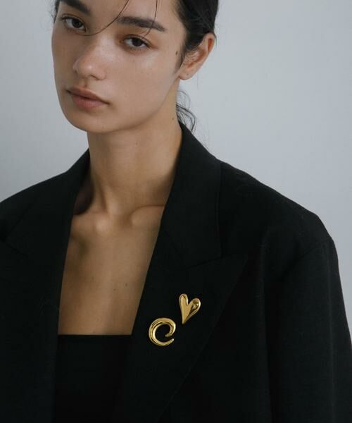 URBAN RESEARCH / アーバンリサーチ ブローチ・コサージュ | decor『デコール』　Broach heart 2piece set（ゴールド）