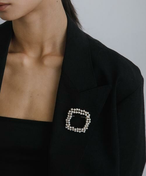 URBAN RESEARCH / アーバンリサーチ ブローチ・コサージュ | decor『デコール』　Broach shikaku pearl | 詳細1