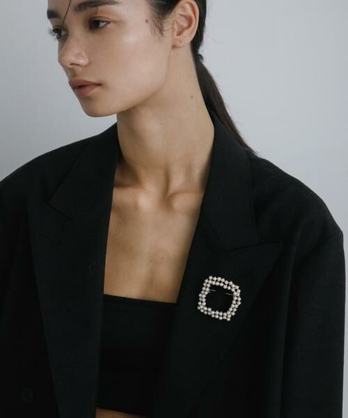 URBAN RESEARCH / アーバンリサーチ ブローチ・コサージュ | decor『デコール』　Broach shikaku pearl（ホワイト系その他）