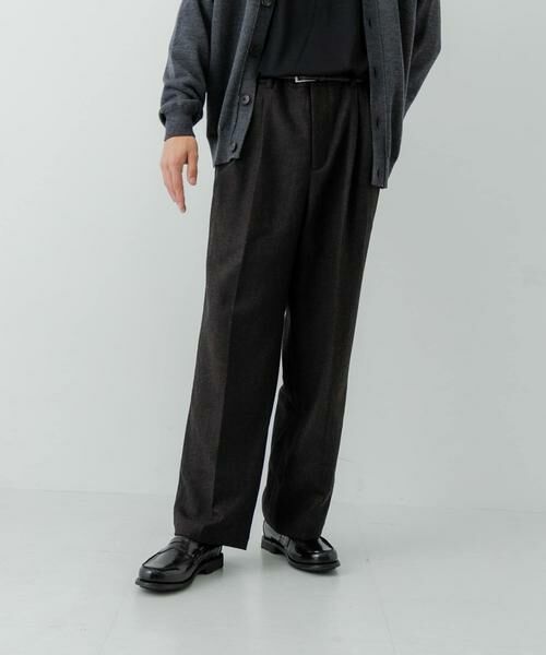 URBAN RESEARCH / アーバンリサーチ その他パンツ | ヘリンボーンワイドスラックス | 詳細4