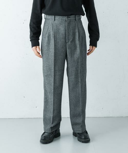 URBAN RESEARCH / アーバンリサーチ その他パンツ | ヘリンボーンワイドスラックス | 詳細15
