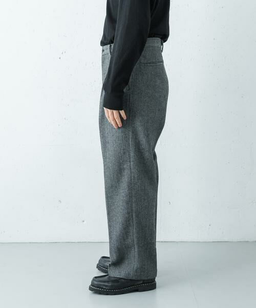URBAN RESEARCH / アーバンリサーチ その他パンツ | ヘリンボーンワイドスラックス | 詳細16