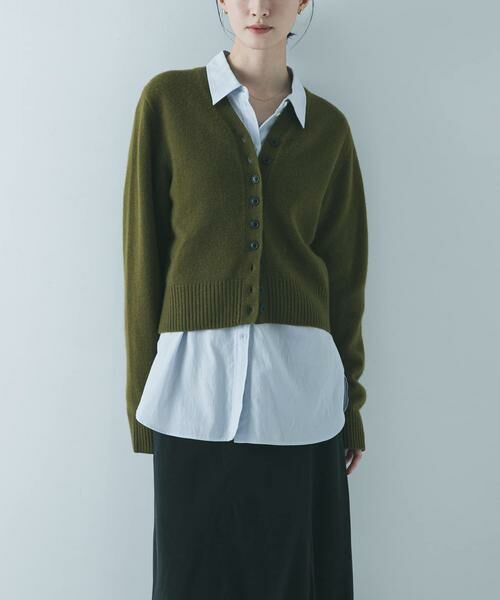 URBAN RESEARCH / アーバンリサーチ カーディガン・ボレロ | カシミヤ強縮Vネックカーディガン | 詳細1